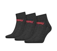 Levi's Unisex Batwing Logo Mid Cut Socks (3 pack)