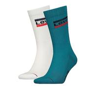 Levi's Unisex Crew Sock, Ocean Depths, 35/38 (2er Pack)