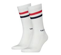 Levis 2P Regular Cut Stripe Socks Weiß Gr 35/38