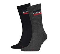 Levi's LEVIS 144NDL REGULAR CUT SPRTWR LOGO 2P Socken, Herren, Mehrfarbig 35/38 EU (Herstellergröße: 035)
