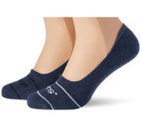 Levi's Unisex Footie Socks, Navy, 43/46