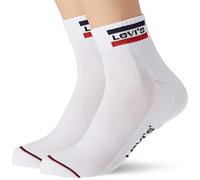 Levi's Sportwear Mid Cut Socken weiß (2er-Pack) - 35-38