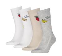 Levi's Unisex Regular Cut Fruit All Over Print Crew Sock (4er Pack)