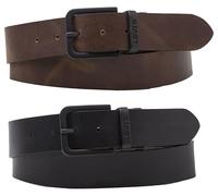 Levi's Unisex Reversible Core Metal Belt Gürtel, Schwarz, 95