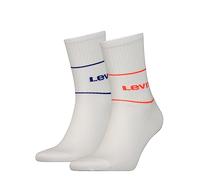 Levi's Unisex Short Sock, red Blue Combo, 39/42 (2er Pack)