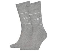 Socken mit Label-Detail im 2er-Pack 43/46 men Mittelgrau meliert