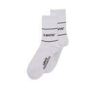 Levi's Unisex Short Socks, White, 35/38