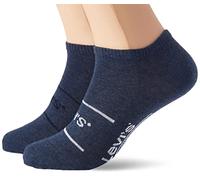 Levi's Unisex Sneaker Socks, Navy, 35/38