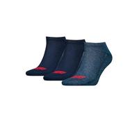Levi's Sneaker Socken Unisex 3er Pack, Marineblau, 35/38