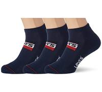 Levi's® Sneakersocken mit Label-Print im 2er-Pack in Marine, Größe 39-42