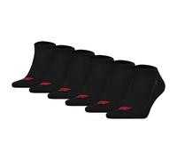 Levi's® Unisex Sneakersocken, 6er Pack - Low Cut Batwing Logo, ECOM, schwarz, 35-38 Schwarz