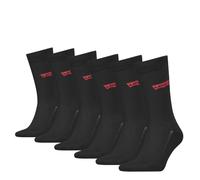 Levi's Unisex-Socken mit Batwing-Logo, Crew Cut, 6er-Pack