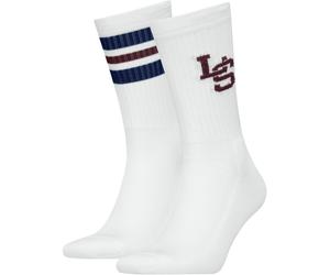 Levis Unisex Socken Reg Cut LS Logo Crew 2er Pack 39|40|41|42 2 Stk.