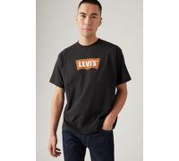 Levi's Herren Vintage Passform Grafik T Shirt Vintage Pecan Batwing Caviar Schwarz M