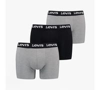 Levi's Wiederholungslogo Herren 3er-Pack Boxershorts Grau Combo M