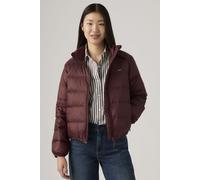 Kurzjacke LEVI'S "WMS PACKABLE JACKE", Damen, Gr. XS (34), chocolate truffle, Web, Obermaterial: 100% Polyamid, regular fit taillenbedeckt, ohne Ausschnitt, Jacken Kurzjacke, mit Taschen (38416269-XS)