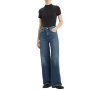Levi's Women Ribcage Wide Leg Jeans, Polar Perimiter, 29W / 32L