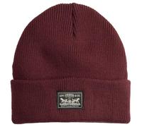 Levi's Women's Backpatch Beanie Strickmützen für Damen, Color Chocolate Truffle, One Size