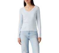 Levi's Women's Essential HM LS Vneck Shirt, Skyway, Large