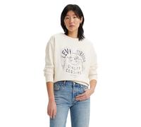 LEVIS Women's Graphic Signature Whites, Crew Eagle EGR, XXS
