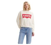 Levi's Graphic Signature Crew Damen Sweatshirt cremeweiß/rot - S