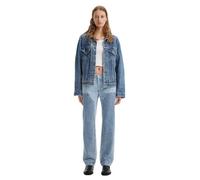 LEVIS Women's Ribcage Patch Pocket, Script RED, 29W x 27L