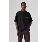 Levi's Herren Arbeits T Shirt Meteorit Schwarz XS