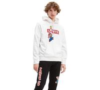 Levis x Super Mario Graphic Po Hoodie B Mario Boxtab White XS