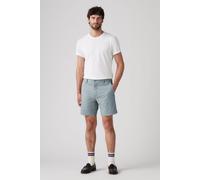 Chinoshorts LEVI'S "XX CHINO SHORT II", Herren, Gr. 32, N-Gr, blau (steam blau), Web, Obermaterial: 70% Baumwolle, 28% Leinen, 2% Elasthan, casual, normal knieumspielend, Hosen, mit Logobadge (2125062