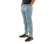 Xx Chino Std Ii Steam Blue Cotton Linen