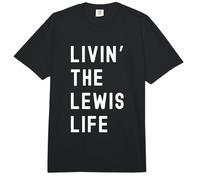 Lewis Lebt Das Lewis-Leben Name Lustig Comfort Colors Adult Heavyweight T-Shirt