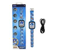 Sonic Interaktive Uhr für Kinder Mit Spielen und Schrittzähler