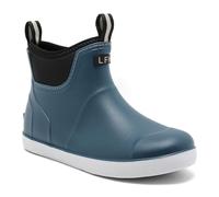 Lezzglt Herren-Deckstiefel, Salzwasser-Angelstiefel, Gummi, wasserdicht, Knöchelregenstiefel, Hochleistungsschuhe, Chelsea-Stiefel für Gartenarbeit, Angeln, Bootfahren, Camping, Segeln, Blau, 43 EU