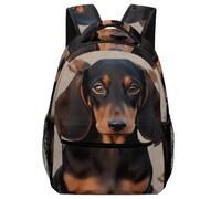 LFDSYEOQ Rucksack mit Dackel-Motiv, Reisetasche, Laptop-Rucksack, lässiger Tagesrucksack für Wochenende, Business, Wandern, Dackel Hund, One size