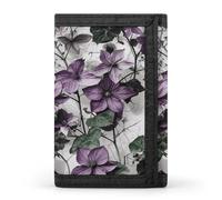 LFDSYEOQ View Cherry Blossom Trees Kleine Geldbörse für Damen und Herren, dreifach gefaltete Geldbörsen, Kreditkartenhalter, Clutch-Geldbörsen für Damen, Rebenbilder, Einheitsgröße, Casual