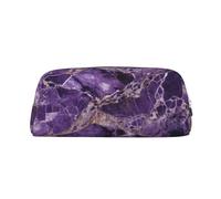 LHBWCVN Federmäppchen mit großem Fassungsvermögen, ästhetisches Stifteetui, Leder, Make-up-Tasche für Damen und Herren, Reise-Kulturbeutel, Reißverschluss, Kosmetiktasche, weit geöffnetes Münzfach