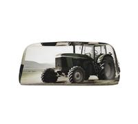 LHBWCVN Federmäppchen mit Traktor-Landwirtschaft, großes Fassungsvermögen, ästhetisches Stifteetui, Leder, Make-up-Tasche für Damen und Herren, Reise-Kulturbeutel, Reißverschluss, Kosmetiktasche, weit