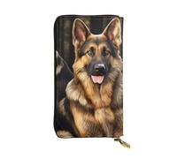 Lhbwcvn Geldbörse für Damen und Herren, Clutch, RFID-blockierend, Leder, große Kapazität, Geldbörse, Kreditkartenhalter, Geldtasche mit Reißverschluss, Handyhalter, lange Reisegeldbörse, schwarz,