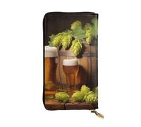 Lhbwcvn Geldbörse für Damen und Herren, Clutch, RFID-blockierend, Leder, große Kapazität, Geldbörse, Kreditkartenhalter, Geldtasche mit Reißverschluss, Handyhalter, lange Reisegeldbörse, schwarz,