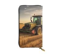 Lhbwcvn Geldbörse für Damen und Herren, Clutch, RFID-blockierend, Leder, große Kapazität, Geldbörse, Kreditkartenhalter, Geldtasche mit Reißverschluss, Handyhalter, lange Reisegeldbörse, schwarz,