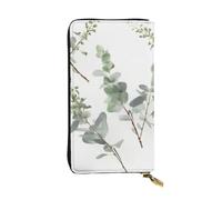 Lhbwcvn Geldbörse für Damen und Herren, Clutch, RFID-blockierend, Leder, großes Fassungsvermögen, Kreditkartenhalter, Geldtasche mit Reißverschluss, Handyhalter, lange Reisegeldbörse, Schwarz, 1