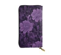 Lhbwcvn Geldbörse für Damen und Herren, Clutch, RFID-blockierend, Leder, großes Fassungsvermögen, Kreditkartenhalter, Geldtasche mit Reißverschluss, Handyhalter, lange Reisegeldbörse, Schwarz,