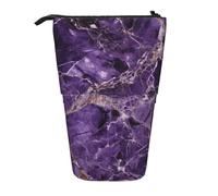 LHBWCVN Kosmetiktasche, Stand-Federmäppchen, Teleskop-Federtasche, tragbarer Stifthalter, niedliches Stand-up-Bleistiftetui für Damen und Herren, Reise-Münztasche, Geldbörse