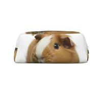 LHBWCVN Lächelndes Federmäppchen, großes Fassungsvermögen, ästhetische Stifttasche, Leder, Make-up-Tasche für Damen und Herren, Reise-Kulturbeutel, Reißverschluss, Kosmetiktasche, weit geöffnetes