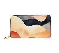 LHCVSFGW Ledergeldbörse für Damen und Herren, Bifold Wallet Ultra Slim Kreditkartenetui Curve Damen Clutch Geldbörse, Schwarz, Einheitsgröße, Schwarz , Einheitsgröße