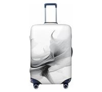 LHCVSFGW Reisegepäckabdeckung, abstrakt, schwarz und weiß, Koffer-Schutz, elastisch, waschbar, kratzfest, Gepäckabdeckung, dicker Gepäckschutz, passend für 45,7 - 81,3 cm Gepäck, Schwarz , XL