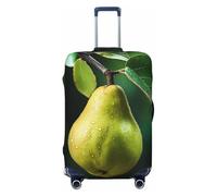 LHCVSFGW Reisegepäckabdeckung, Birnen auf dem Baum, Koffer-Schutz, elastisch, waschbar, kratzfest, Gepäckabdeckung, dicker Gepäckschutz, passend für 45,7 - 81,3 cm Gepäck, Schwarz , L