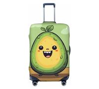 LHCVSFGW Reisegepäckabdeckung, Cartoon-Koffer-Schutz, elastisch, waschbar, kratzfest, Gepäckabdeckung, dicker Gepäckschutz, passend für 45,7 - 81,3 cm Gepäck, Schwarz , M