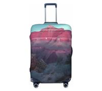 LHCVSFGW Reisegepäckabdeckung, Grand Canyon, Koffer-Schutz, elastisch, waschbar, kratzfest, Gepäckabdeckung, dicker Gepäckschutz, passend für 45,7 - 81,3 cm Gepäck, Schwarz , S