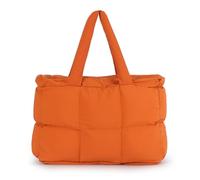 LHHMZ Damen Große Puffer-Tasche, Gesteppte Puffy Handtasche, Leichte Puffy Umhängetasche für Fitnessstudio, Arbeit, Reisen